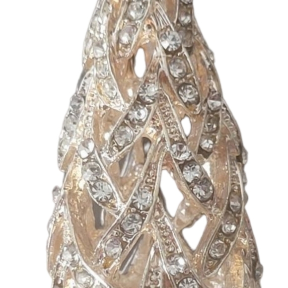 𝅺BEAD Gallery by Halcraft Metal & Fauceted Glass Pendant NWT - Picture 3 of 6